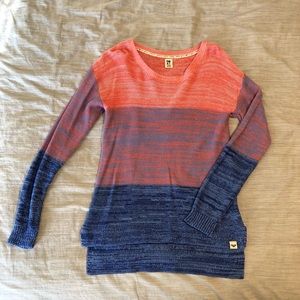 ROXY - COLOR BLOCK KNIT SWEATER